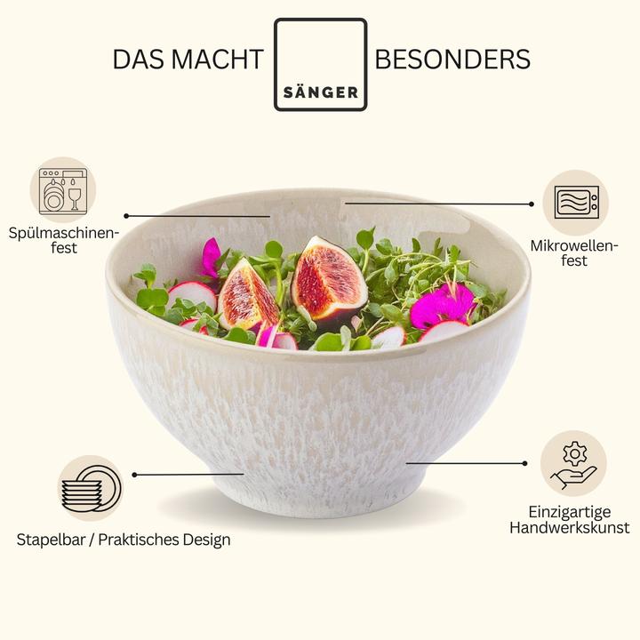 Produktbild Sänger Müslischalen Set Korfu (15 cm, 0.60 l, 4x)