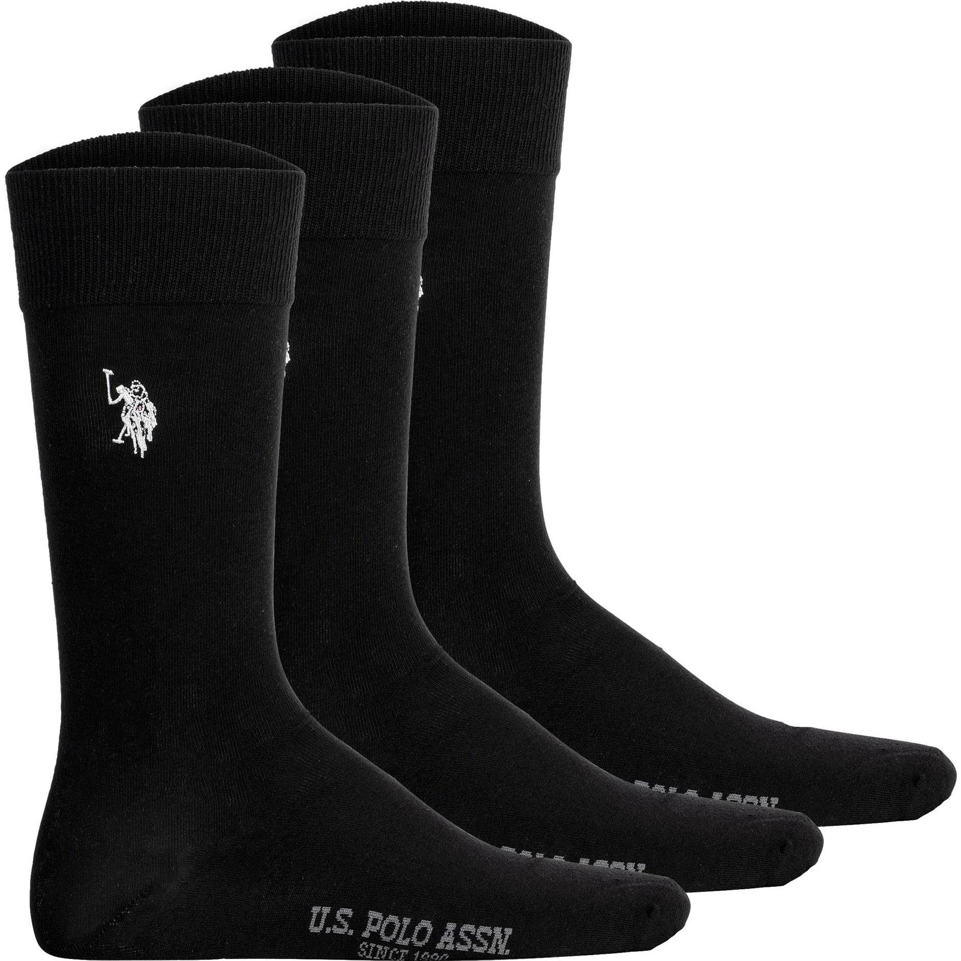 U.S. Polo, Herren, Socken, Socken Business Bequem sitzend, Schwarz, (43 - 46)