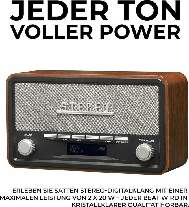 Actual product image Denver DAB-18 (DAB+, FM, Bluetooth)
