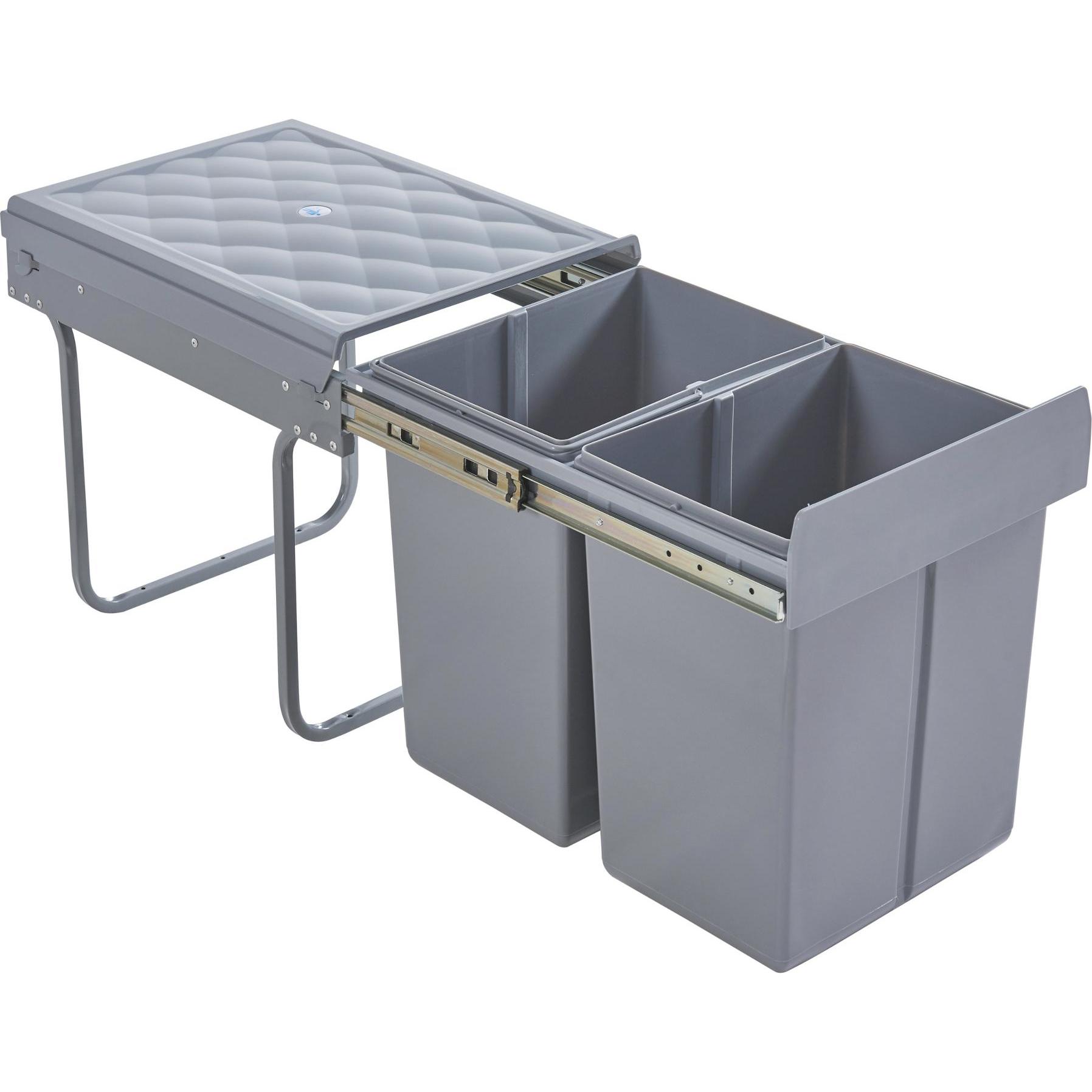 Thumbnail - En.Casa Froland, Abfalleimer, Grau