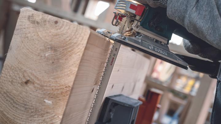 Actual product image Bosch Professional Zubehör PRO Wood precise T1044DP Jigsaw blade, 250 mm, 3 pcs.