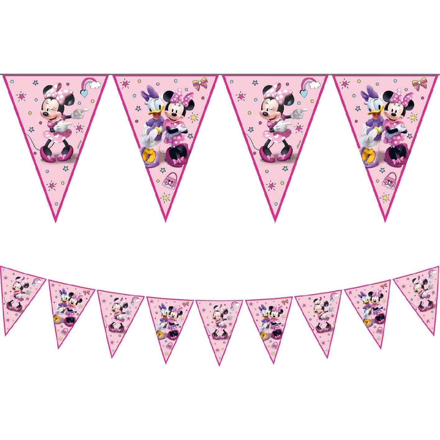 Thumbnail - GoDan Girlande mit Minnie Junior-Flaggen