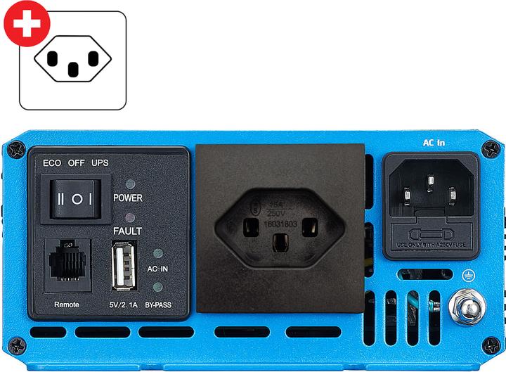 Actual product image Ective TSI 5 500W/12V sine wave inverter with NVS and UPS function