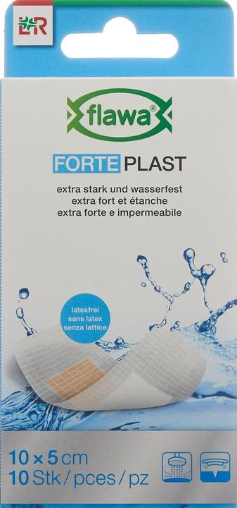 Actual product image Flawa Forte Plast plaster strips 5x10cm (10 x)