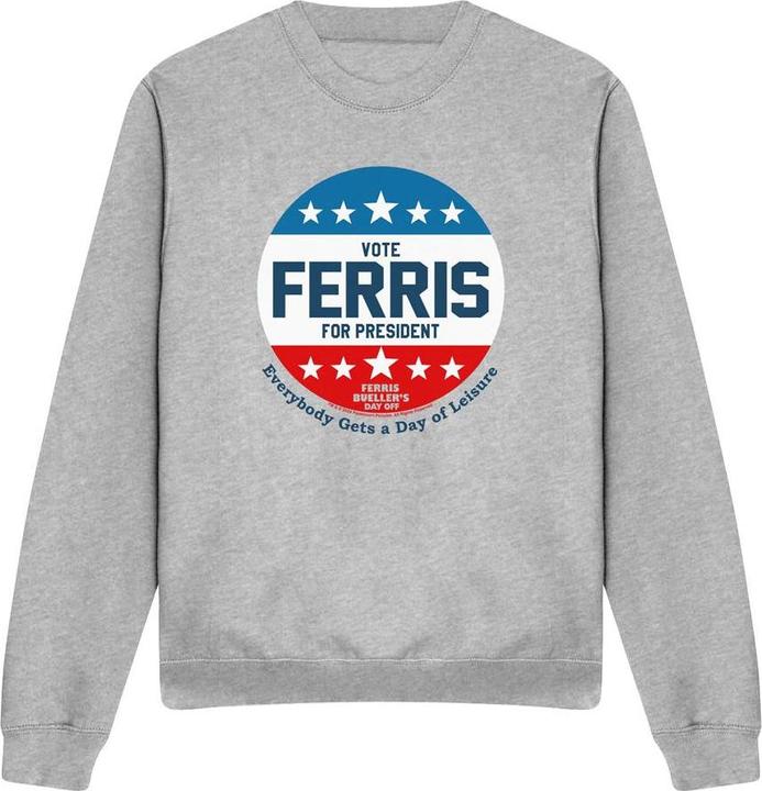 Immagine prodotto Ferris Bueller´s Day Off Ferris Bueller's Day Off Vote Ferris For President Felpa Adulto Unisex (S)