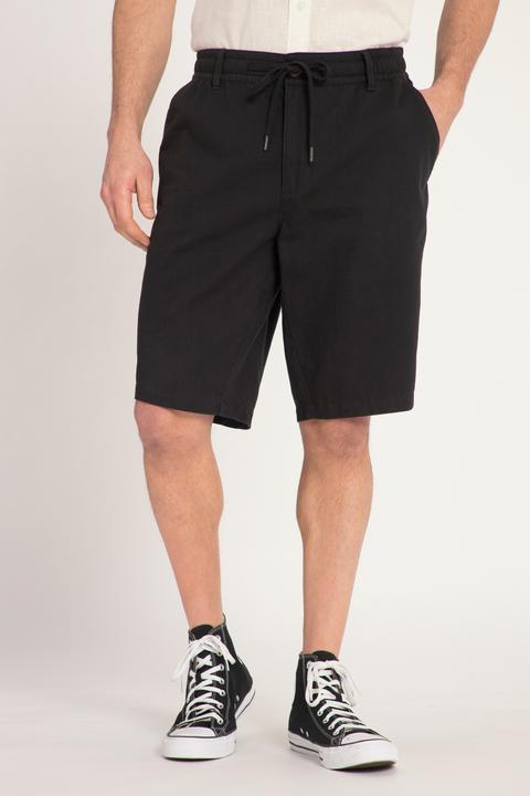 Image du produit JP1880 Bermuda aspect lin. Taille élastique et coupe décontractée (7XL)