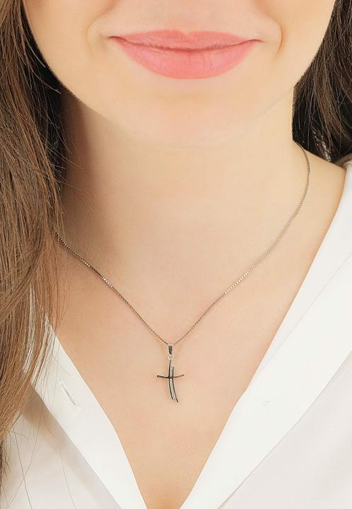 Image du produit Muau Croix (Or blanc)