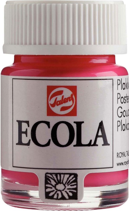 Actual product image Bruynzeel Ecola Plakatfarbe, Flasche 16 ml, Tyrian Pink 359 (Tyrian Pink, 16 ml)