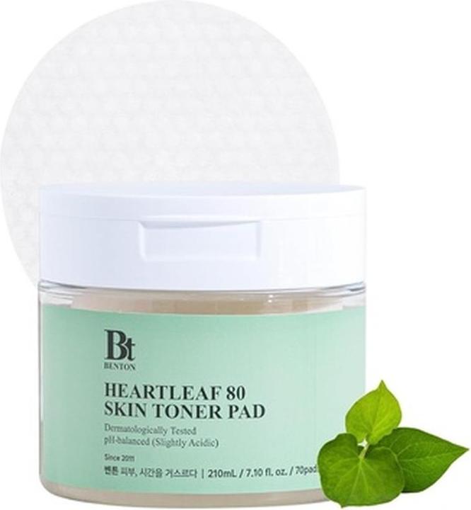 Benton Heartleaf Toner Pads Skin Texturizing Exfoliating Dual Embossed AHA BHA PHA LHA Soothing Face (Reinigungspeeling)