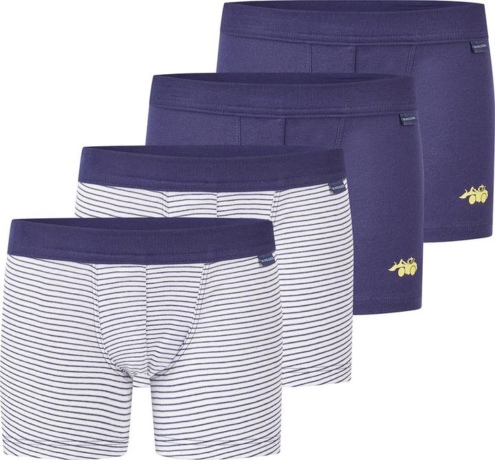 Immagine prodotto Schiesser 4 confezioni di pantaloni in cotone organico a coste sottili per bambini (92, confezione da 4)