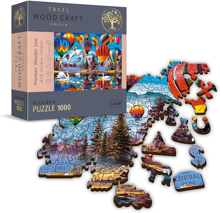 Produktbild Trefl Holzpuzzle 1000 Teile - Bunte Luftballons (1000 Teile)