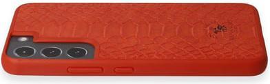 Actual product image Santa Barbara Samsung Galaxy S22 Ultra - Polo & Racquet Club Knight Case, rot (Samsung Galaxy S22 Ultra)
