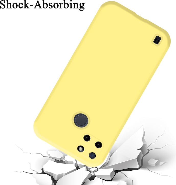 Actual product image Cadorabo TPU Liquid Silicone Case Cover for Realme C21Y / C25Y (Realme C25Y, Realme C21Y)