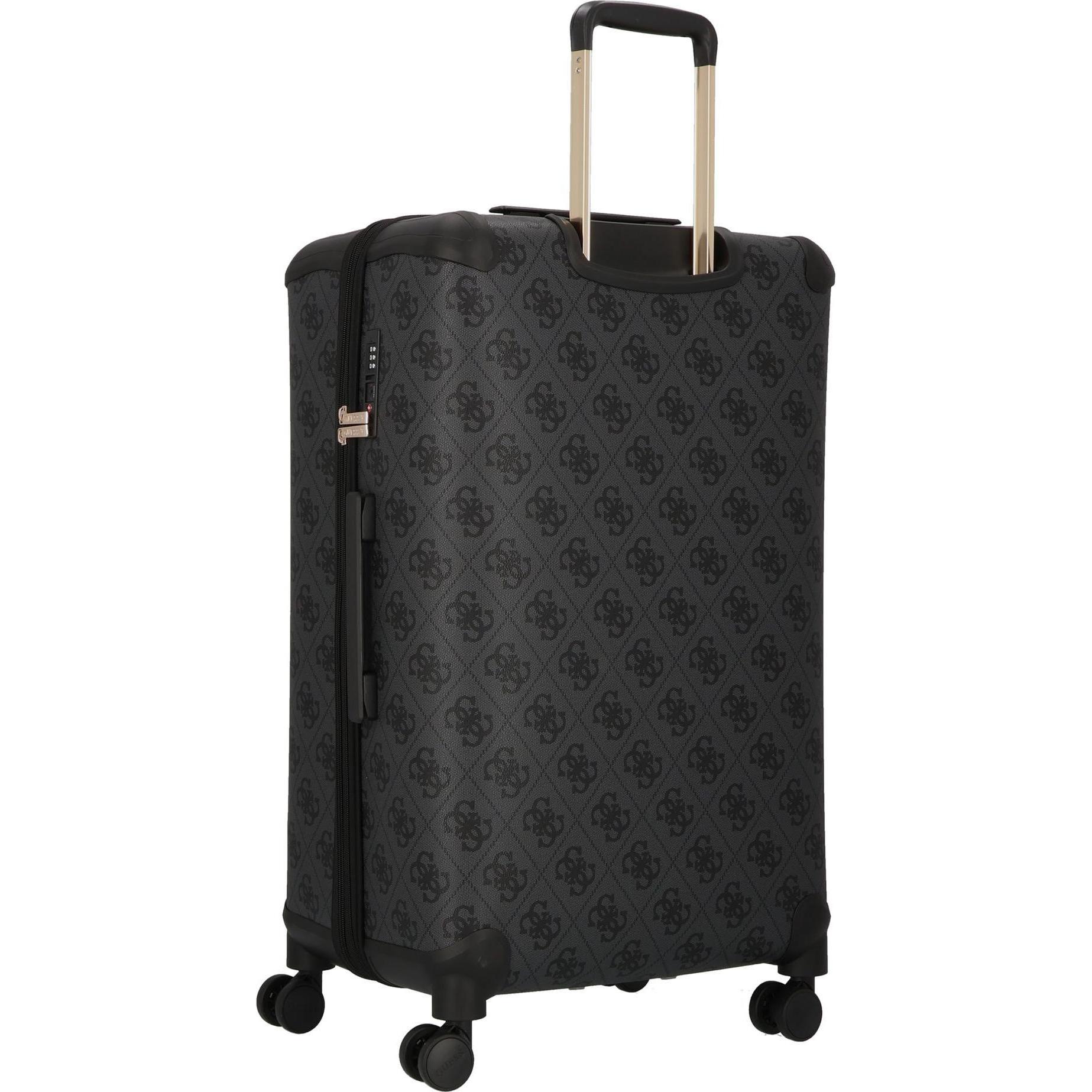 Thumbnail - Guess, Koffer, Berta 4 Rollen Trolley 77 cm mit Dehnfalte, Grau, (103 l, XL (ab 115l))