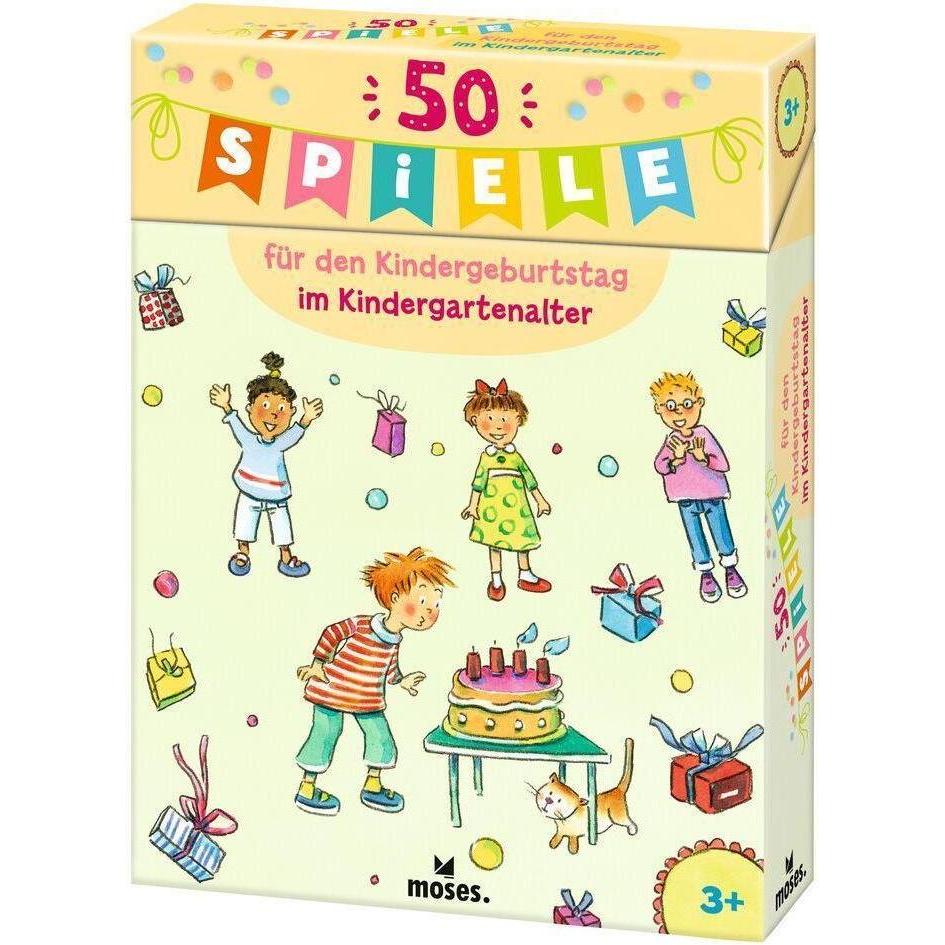 Moses 50 Spiele für den Kindergeburtstag im Kindergartenalter (Deutsch)
