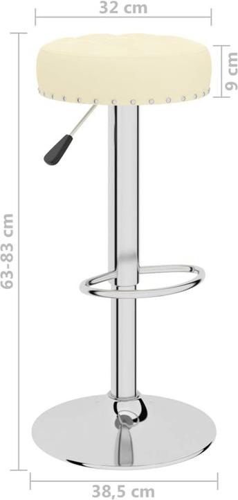 Actual product image vidaXL Barhocker