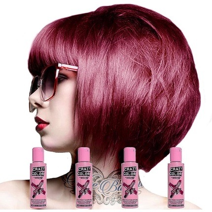 Actual product image Crazy Color Crazy Colour Coral Red Hair Dye 100ml (41)
