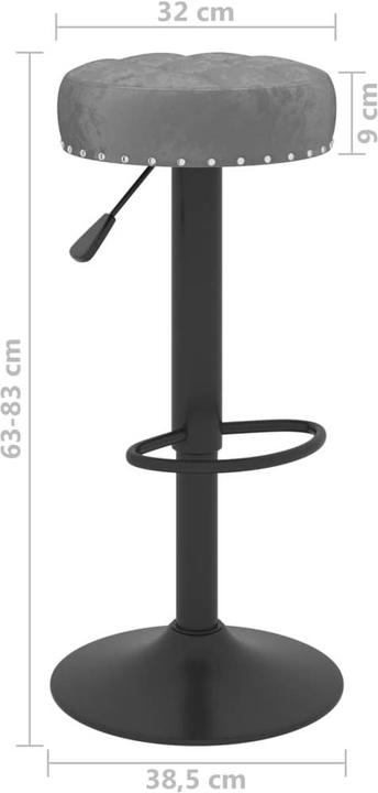 Produktbild vidaXL Barhocker