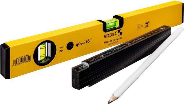 Actual product image Stabila Wasserwaagenset Type 70 3tlg. (40 cm)