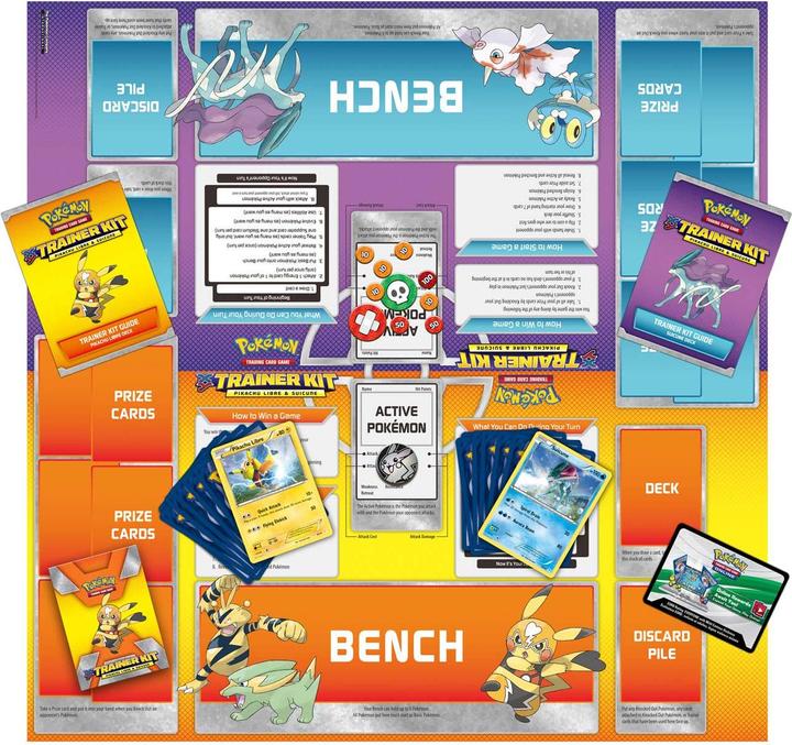 Image du produit Pokémon XY Trainer Kit Wrestler-Pikachu & Suicune (Anglais, Boîte Elite / Top Trainer)