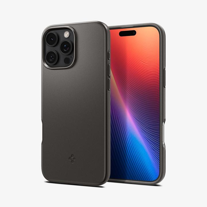 Image du produit Spigen Étui Thin Fit Mag Magsafe pour iPhone 16 Pro 6,3" gunmetal (Apple iPhone 16 Pro)