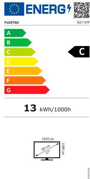 Energielabel Fujitsu B27-9 TS (1920 x 1080 Pixels, 27")