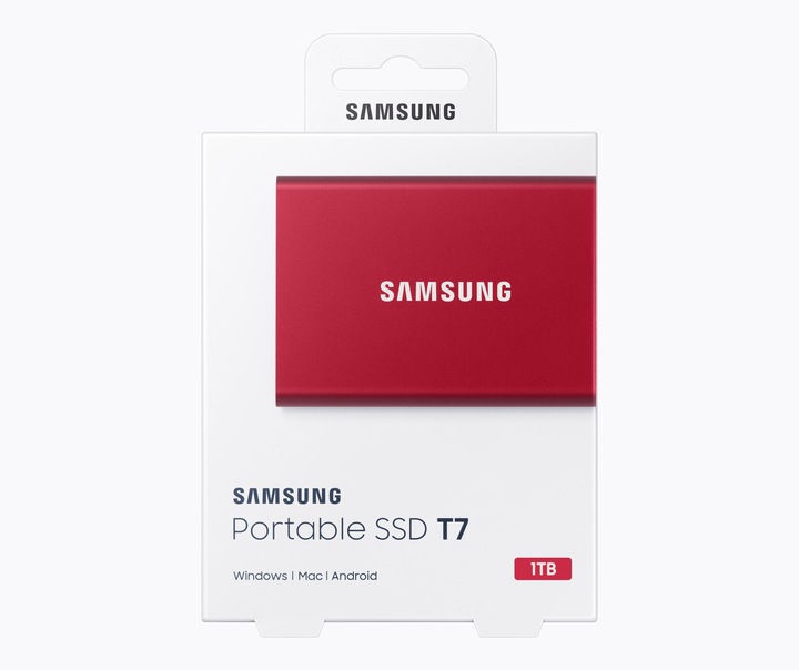 Image du produit Samsung Portable T7 Red (1000 Go)