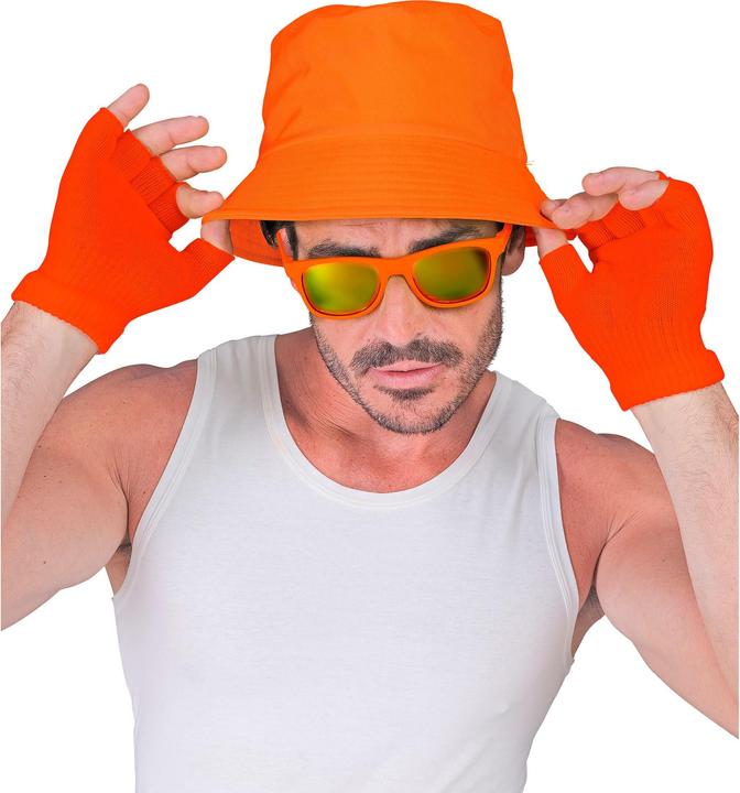 Immagine prodotto Widmann Neon orange Fingerlose Woll Handschuhe