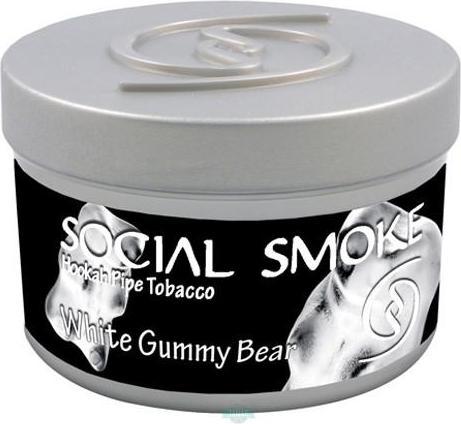 Produktbild Social Smoke White Gummy Bear 100g (Ananas)