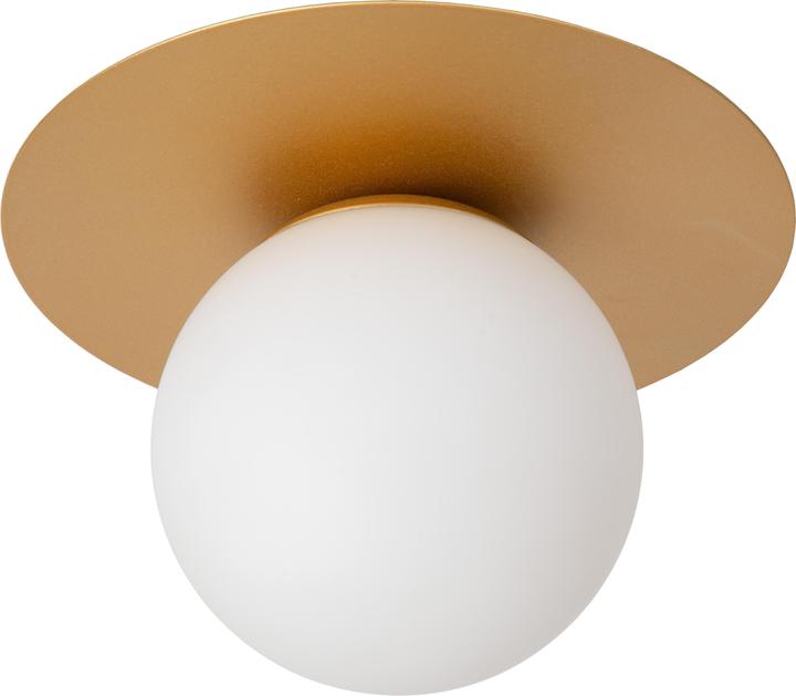 Actual product image Lucide TRICIA - Ceiling lamp - Ø 25 cm - 1xE27 - Matt gold / brass 79187/01/02 (E27)