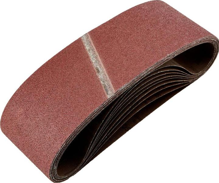 Actual product image Bosch Zubehör Sanding belt set for belt sander, 9 pieces, 75 x 533 mm, grit 60, 80, 100 (60, 80, 100)