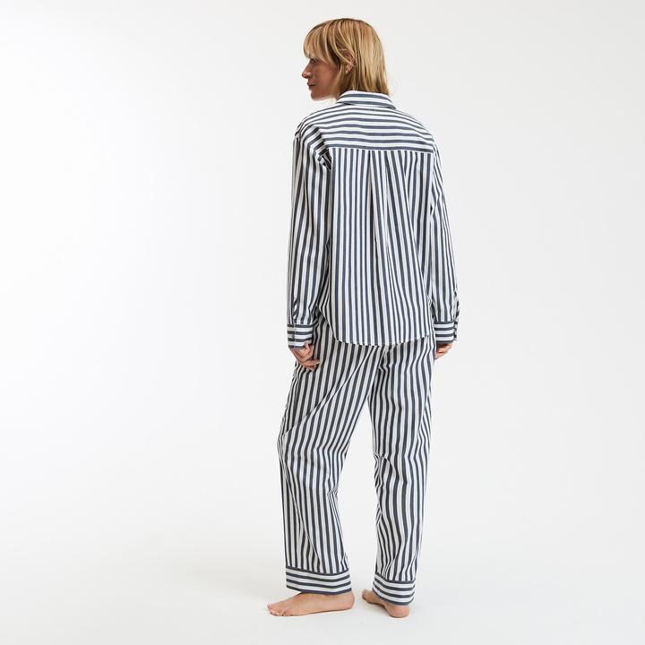 Produktbild La Redoute Collections Gestreifter Pyjama Carlita aus Popeline (XL)