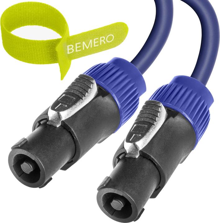 Actual product image Bemero BSC3333-1000BL SpeakON Kabel 10m (10 m, 2.50 mm²)