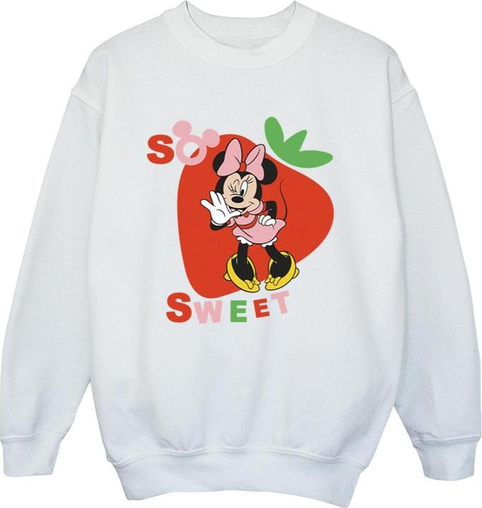 Disney Minnie Mouse So Sweet Strawberry Sweatshirt Jungen (152, 158)