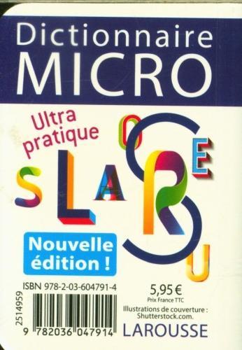 Immagine prodotto Dictionnaire micro Larousse : ultra pratique (Francese, Collettività, 2024)