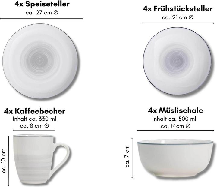 Actual product image Ritzenhoff & Breker Luna Kombi Set (16 pcs.)