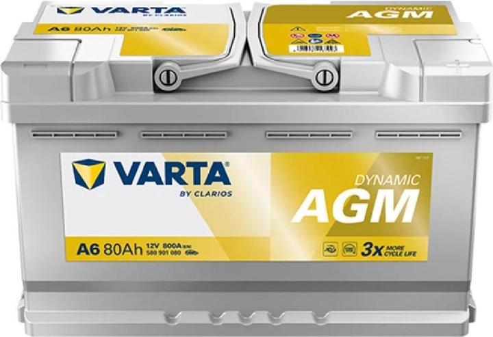 Produktbild Varta AGM4 12V 80 AH 800EN (A) (12 V, 80 Ah, 800 A)