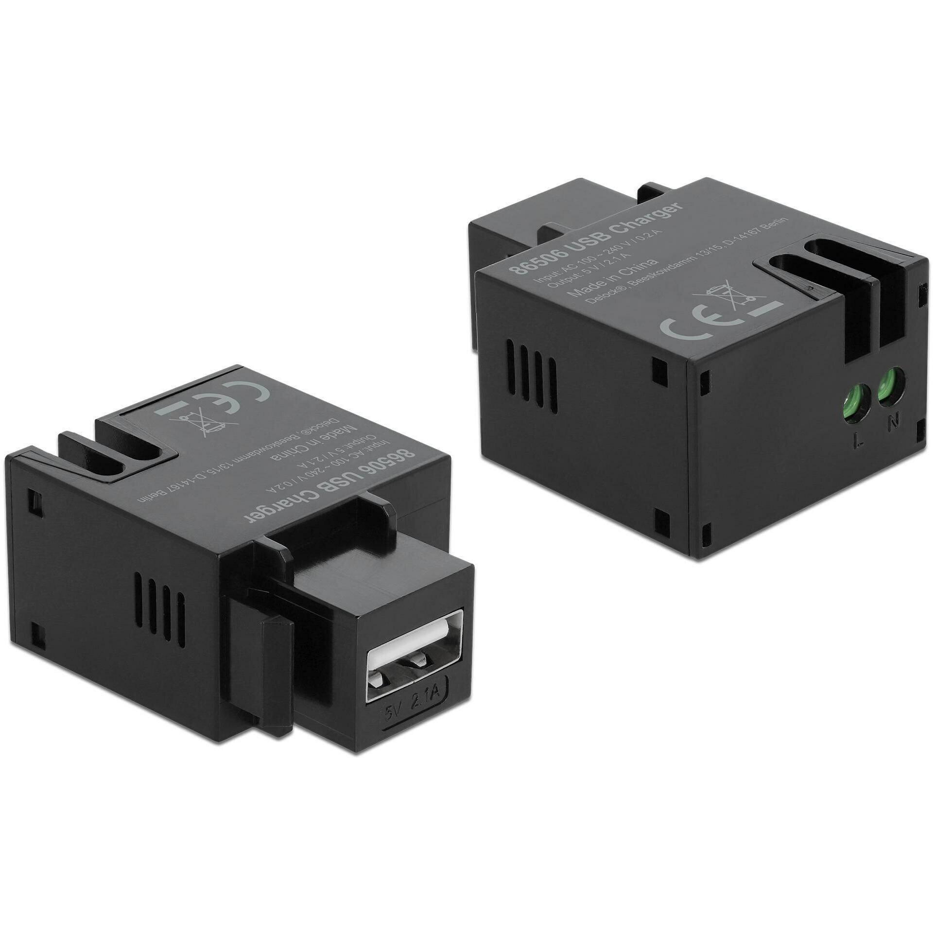 Thumbnail - Delock Keystone module, Server Zubehör, Schwarz