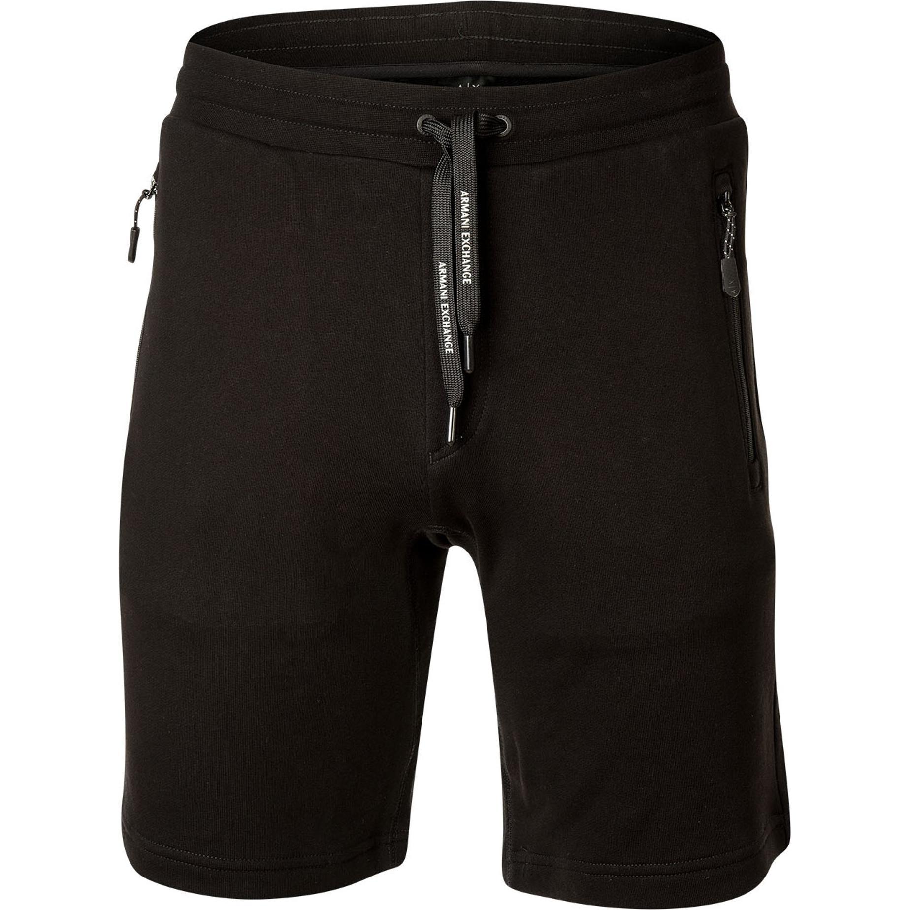 Giorgio Armani, Herren, Shorts, Jogginghose Homewear Bequem sitzend - 10967, Schwarz, (S)