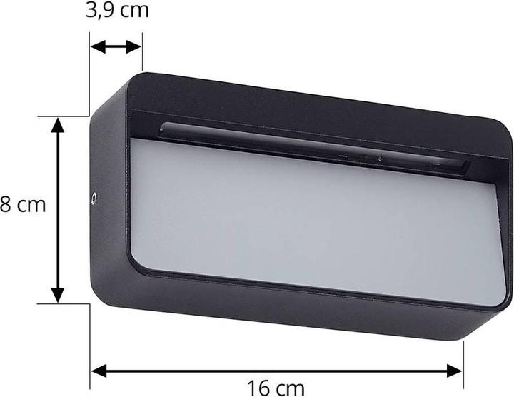 Actual product image Lucande Tiburia (IP65)