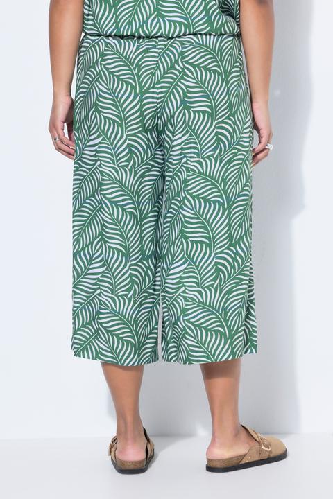 Produktbild Studio Untold Culotte, Wide Legs, Leafs-Print, Elastikbund (48)