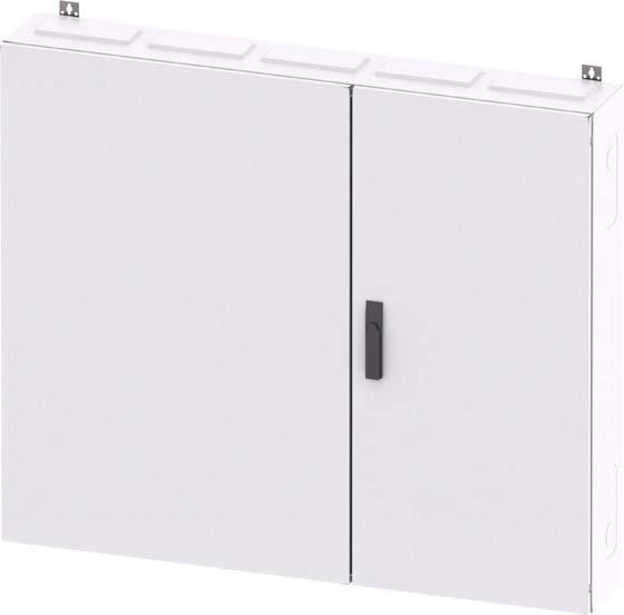 Actual product image Siemens ALPHA 400, wall-mounted enclosure, IP44, protection class 2, H: 1100 mm, W: 1300 mm, D: 210 mm