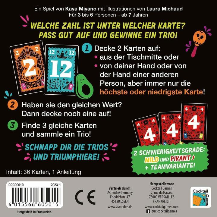Actual product image Cocktail games Trio (German)