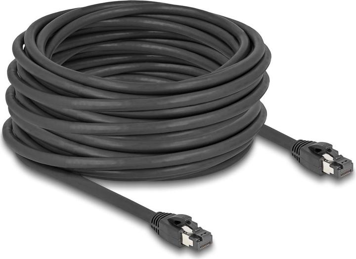 Immagine prodotto Delock Cavo di rete RJ45 Cat.8.1 S/FTP 15 m fino a 40 Gbps nero (S/FTP, CAT8.1, 15 m)