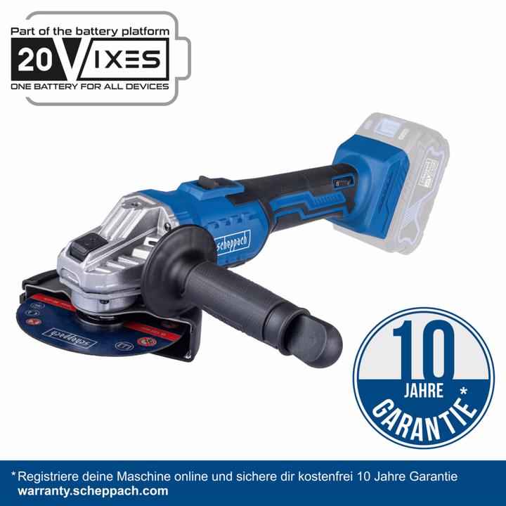 Actual product image Scheppach Cordless angle grinder C-AG125-X (DIY) (125 mm)