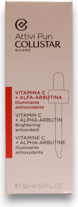 Actual product image Collistar Pure Actives Vitamin C + Alpha-Arbutin (30 ml)