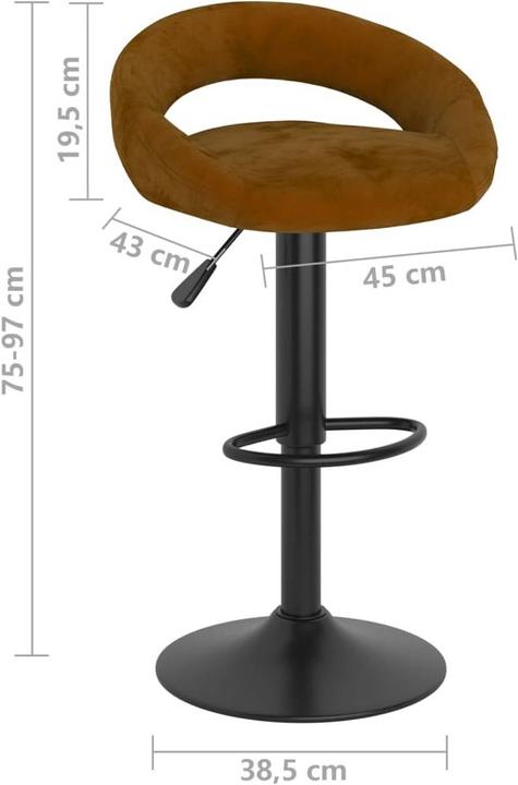 Produktbild vidaXL Barhocker