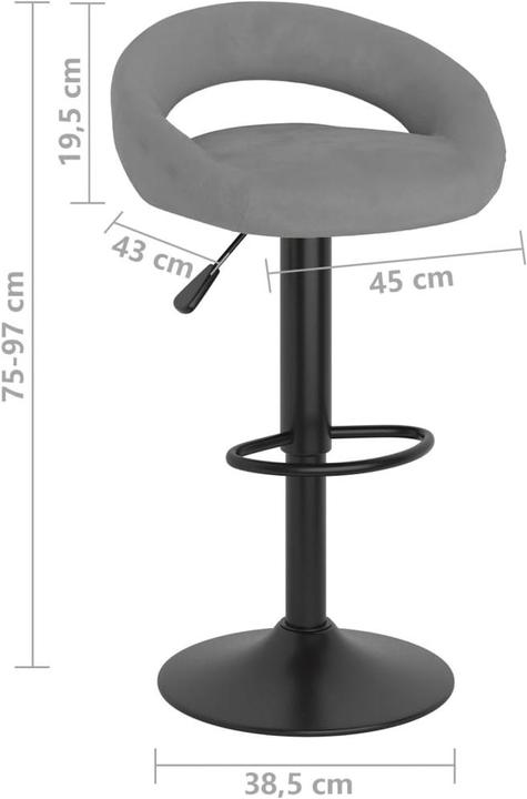 Produktbild vidaXL Barhocker