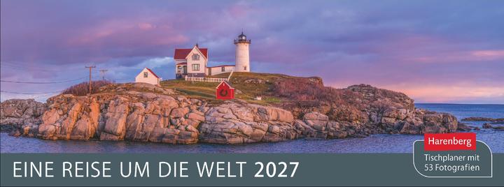 Produktbild Harenberg Eine Reise um die Welt Premium-Tischplaner 2027 - Wochenkalender mit 53 Fotografien (Querformat)