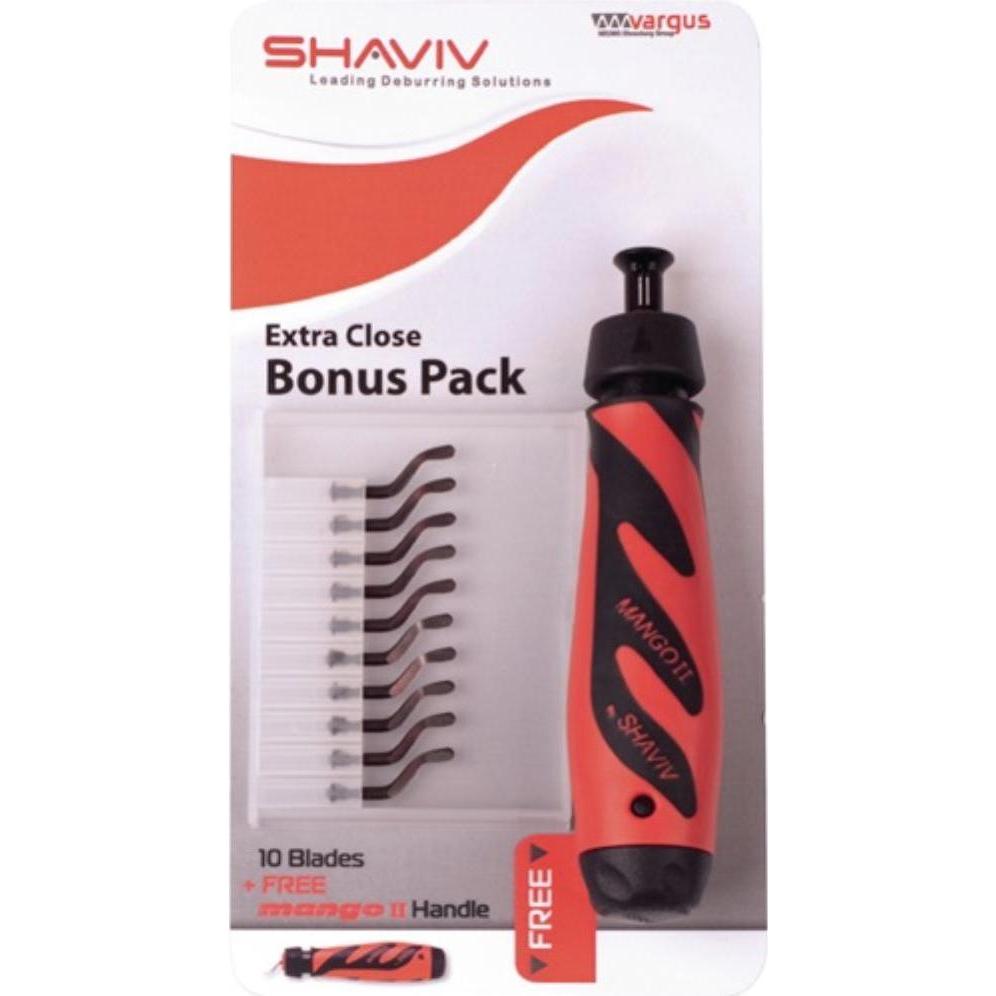 Shaviv, Raspel + Feile, Entgraterset Mango II Handgriff mit Klingen B10 (HSS)
